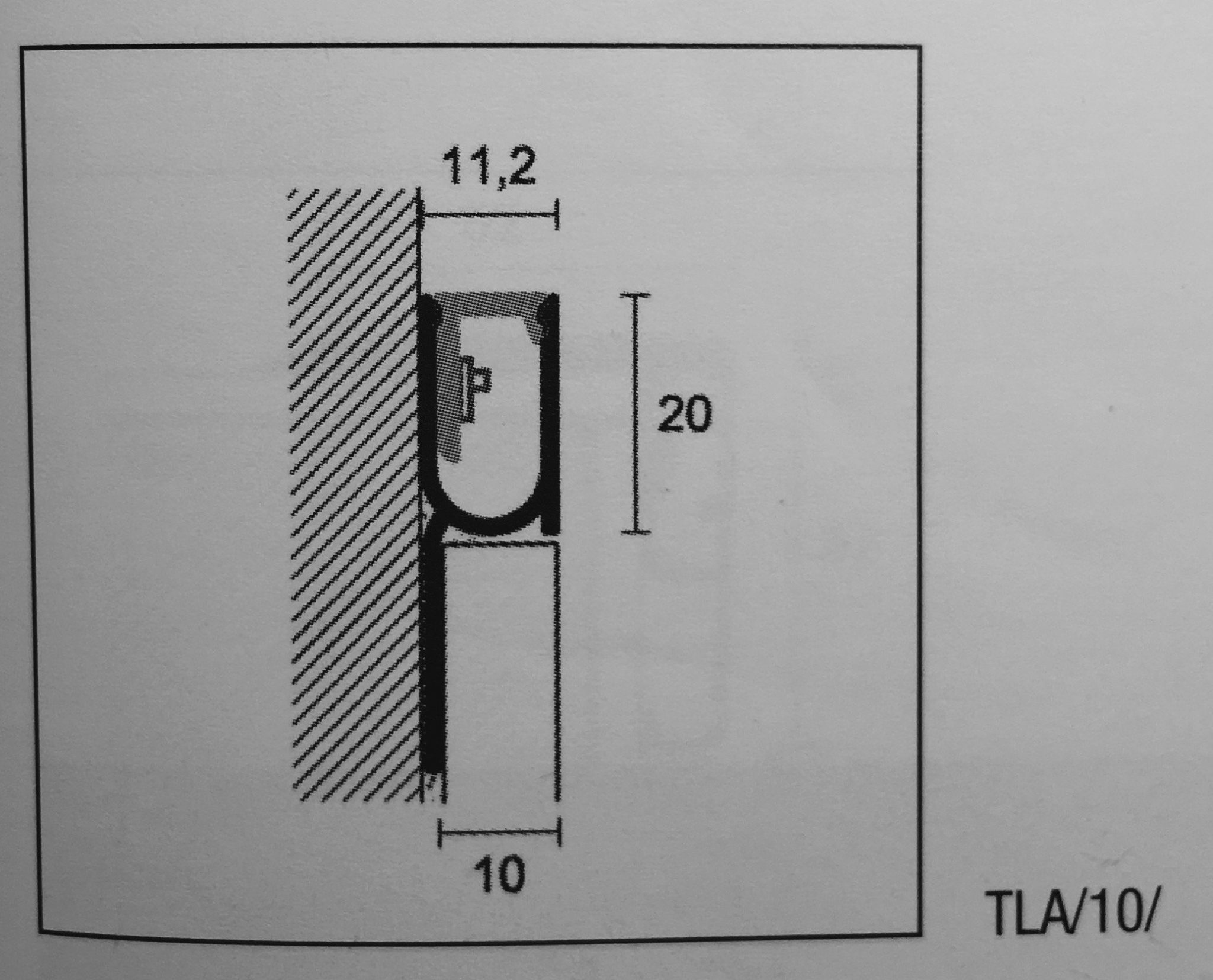 Battiscopa Led in Alluminio Prolight Metal Line 89/6