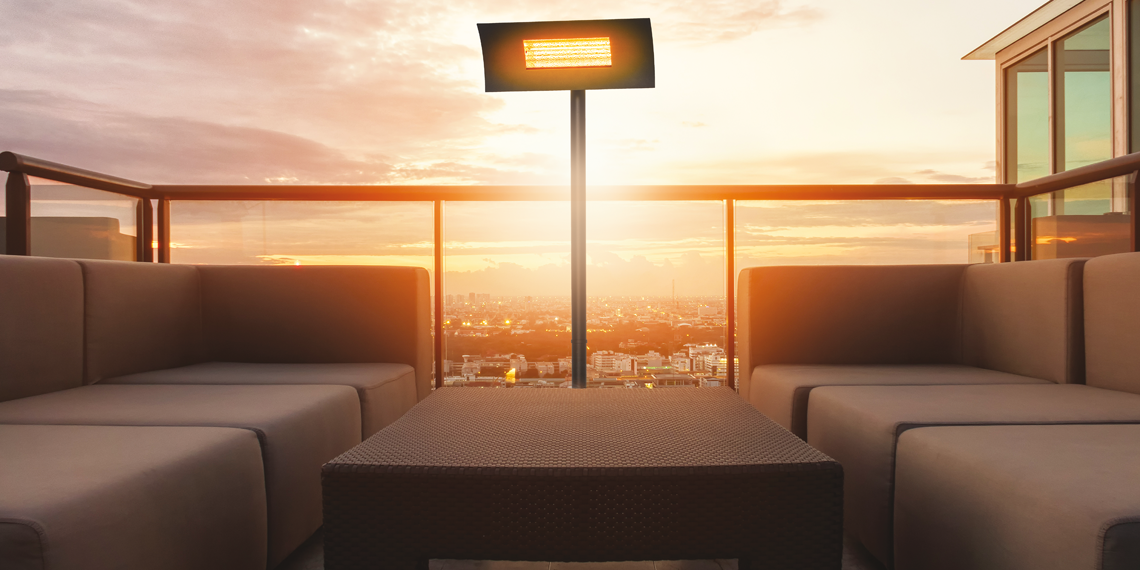 Come scegliere le lampade riscaldanti per esterno a basso consumo - Energit